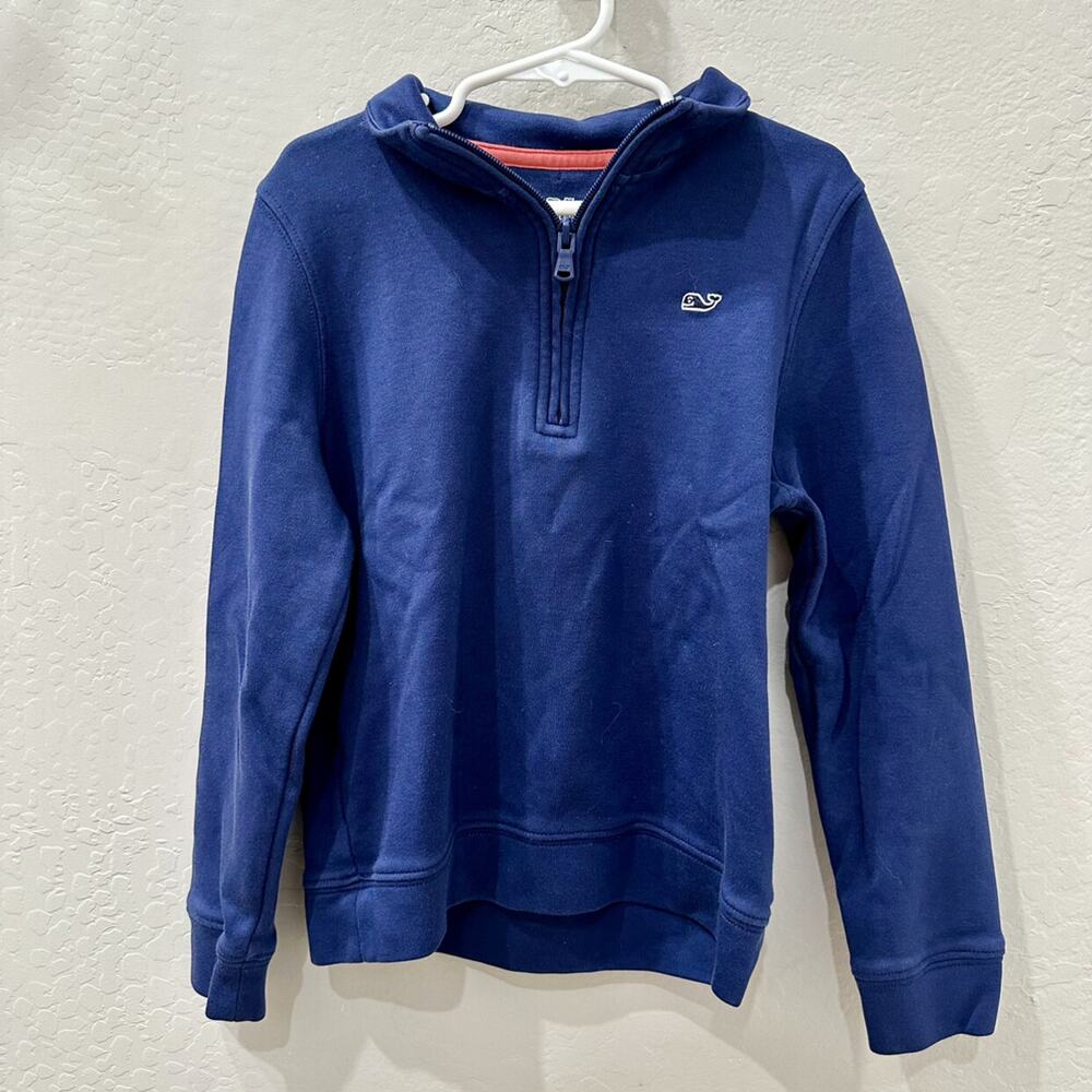 Vineyard Vines Navy Blue 1/2 Zip Sweatshirt